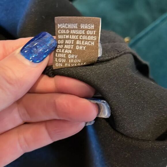 J. McLaughlin black Caelin Faux Suede Dress, XS! - Picture 10 of 15